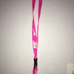 Pink Nike Lanyard